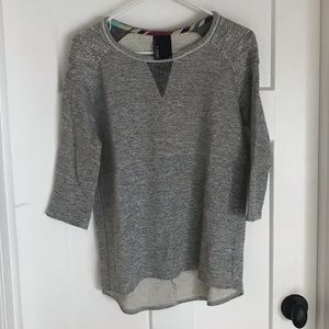Gray sweatshirt shirt
